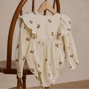 Rylee + Cru Cowgirl Boots Kalea girl’s romper